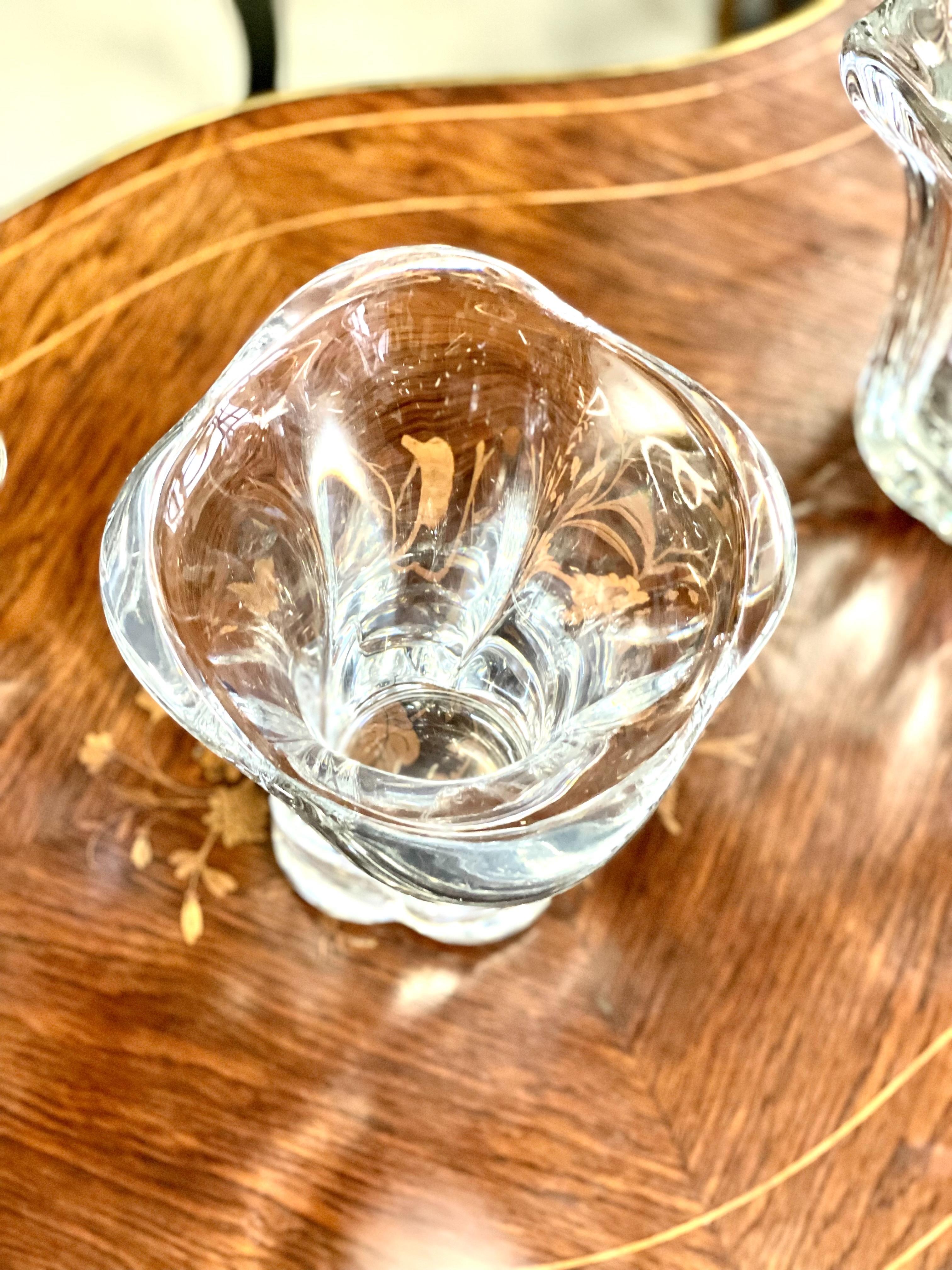 Grande vaso pesante in cristallo di Sèvres in vendita 3