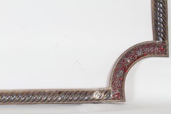 Large Heavy Vintage Gorgeous Hand-Chased Silver Frame