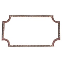 Große schwere Vintage prächtige Hand-Chased Silver Frame