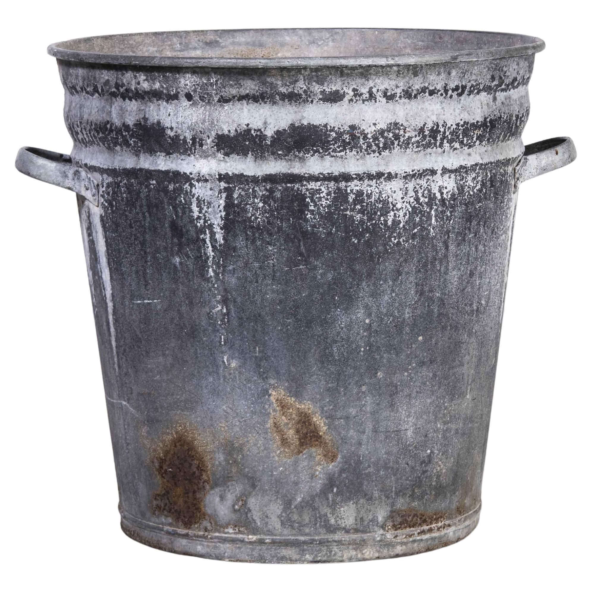 Large Wooden Bucket at 1stDibs