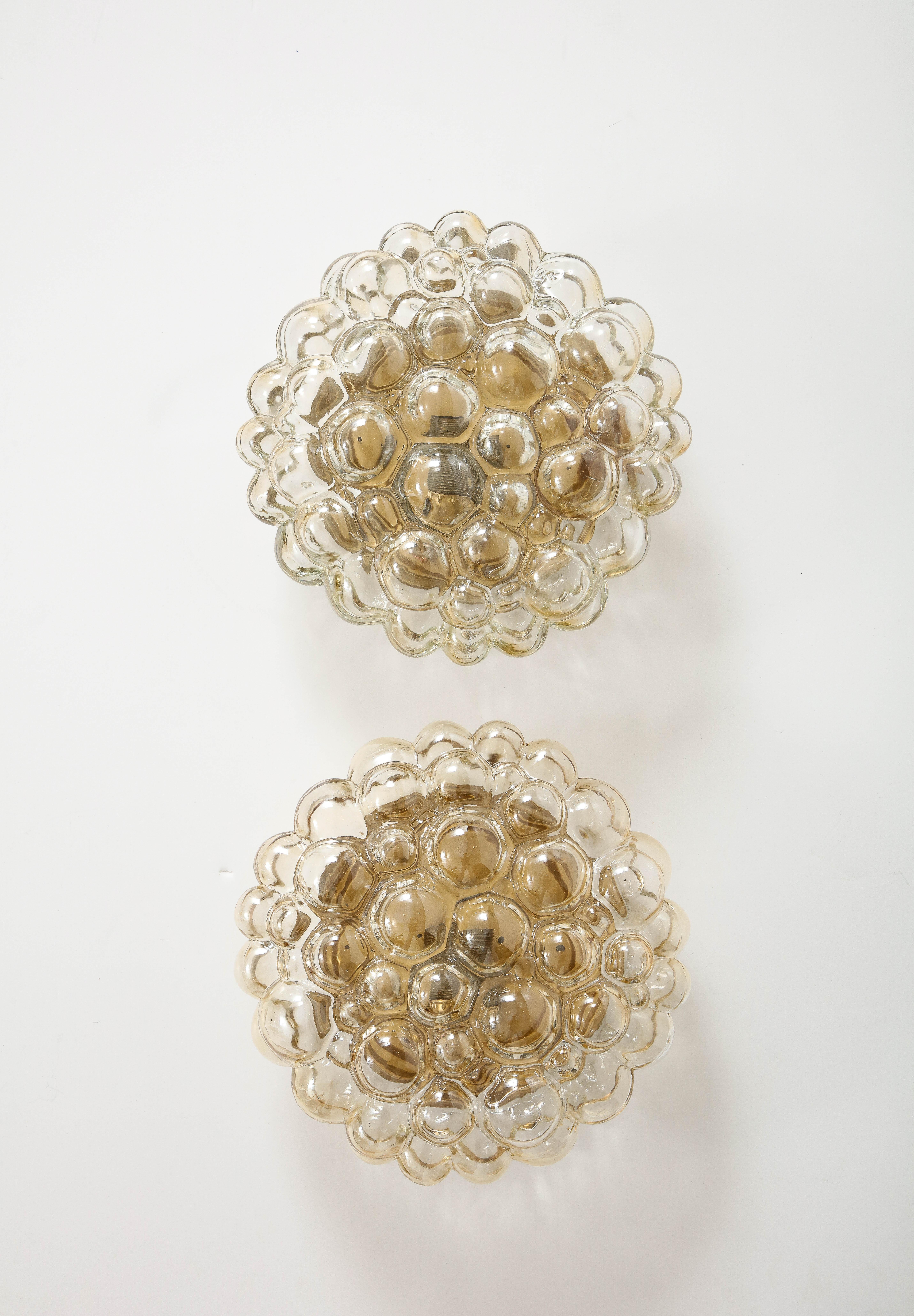 20th Century Large Helena Tynell Champagne Glass Sconces