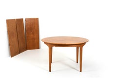 Large Henning Kjaernulf Dining Table 1958. Early Production.