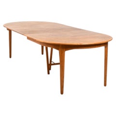 Large Henning Kjaernulf Dining Table 1958. Early Production.