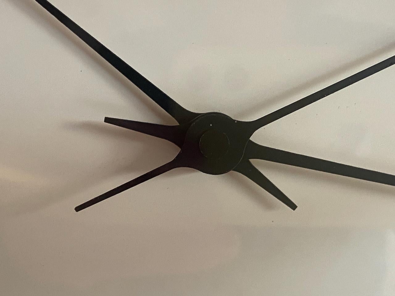Large Henning Koppel Design Wall Clock in Copper by Georg Jensen Denmark 2