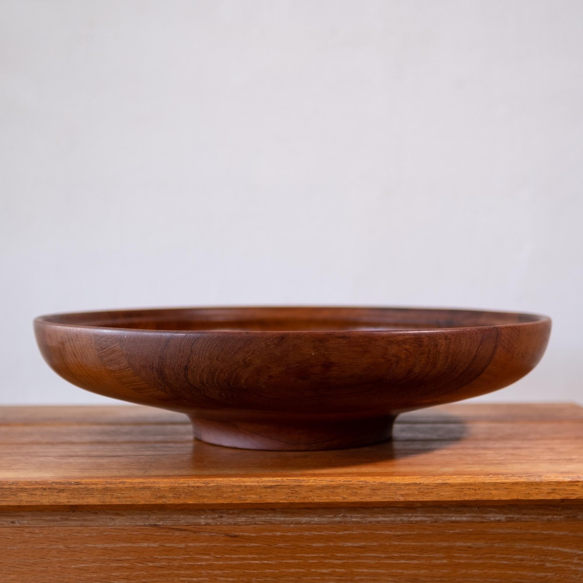 Danish Large Henning Koppel Teak Bowl for Georg Jensen, 1950s