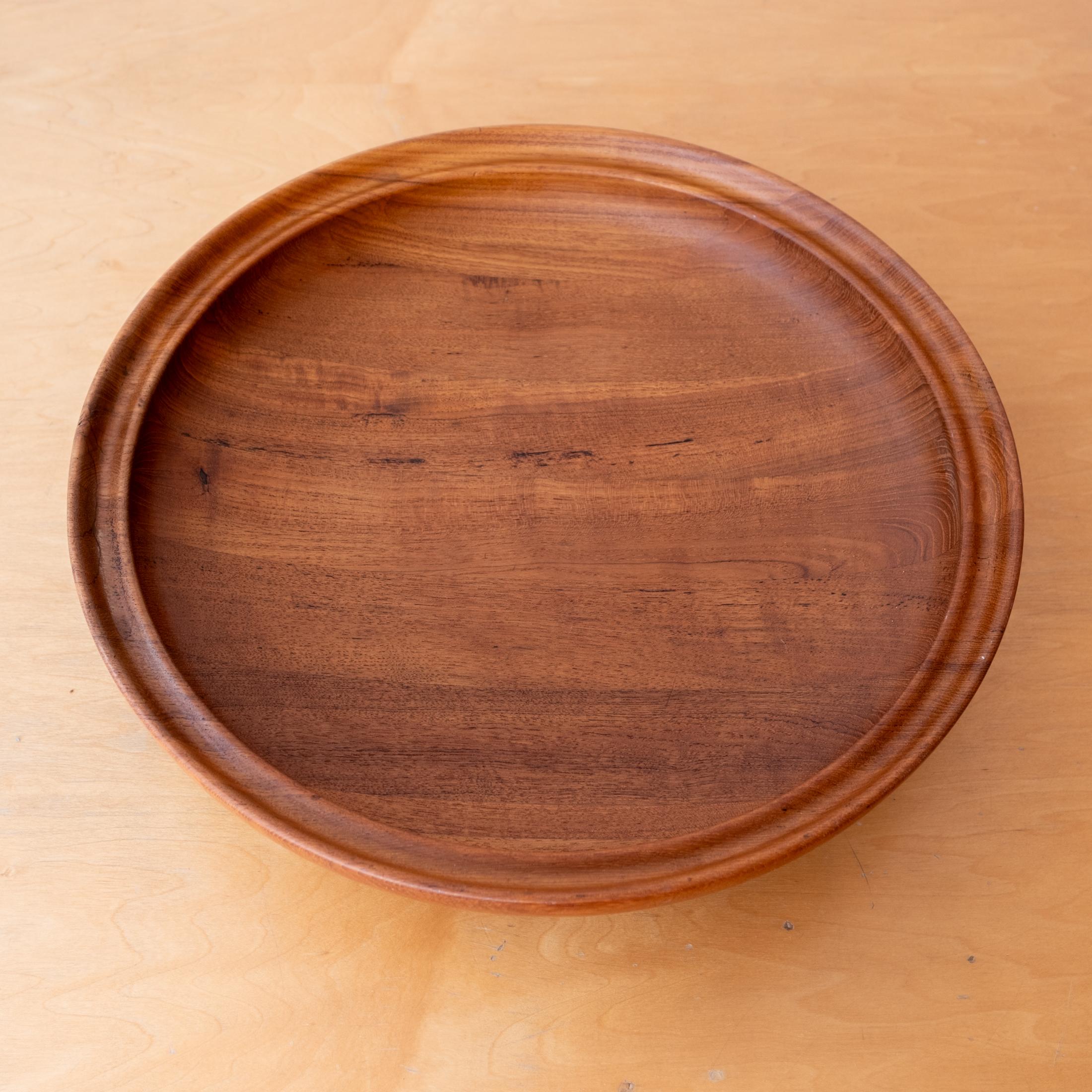 Grand bol en teck Henning Koppel pour Georg Jensen, années 1950 en vente 1