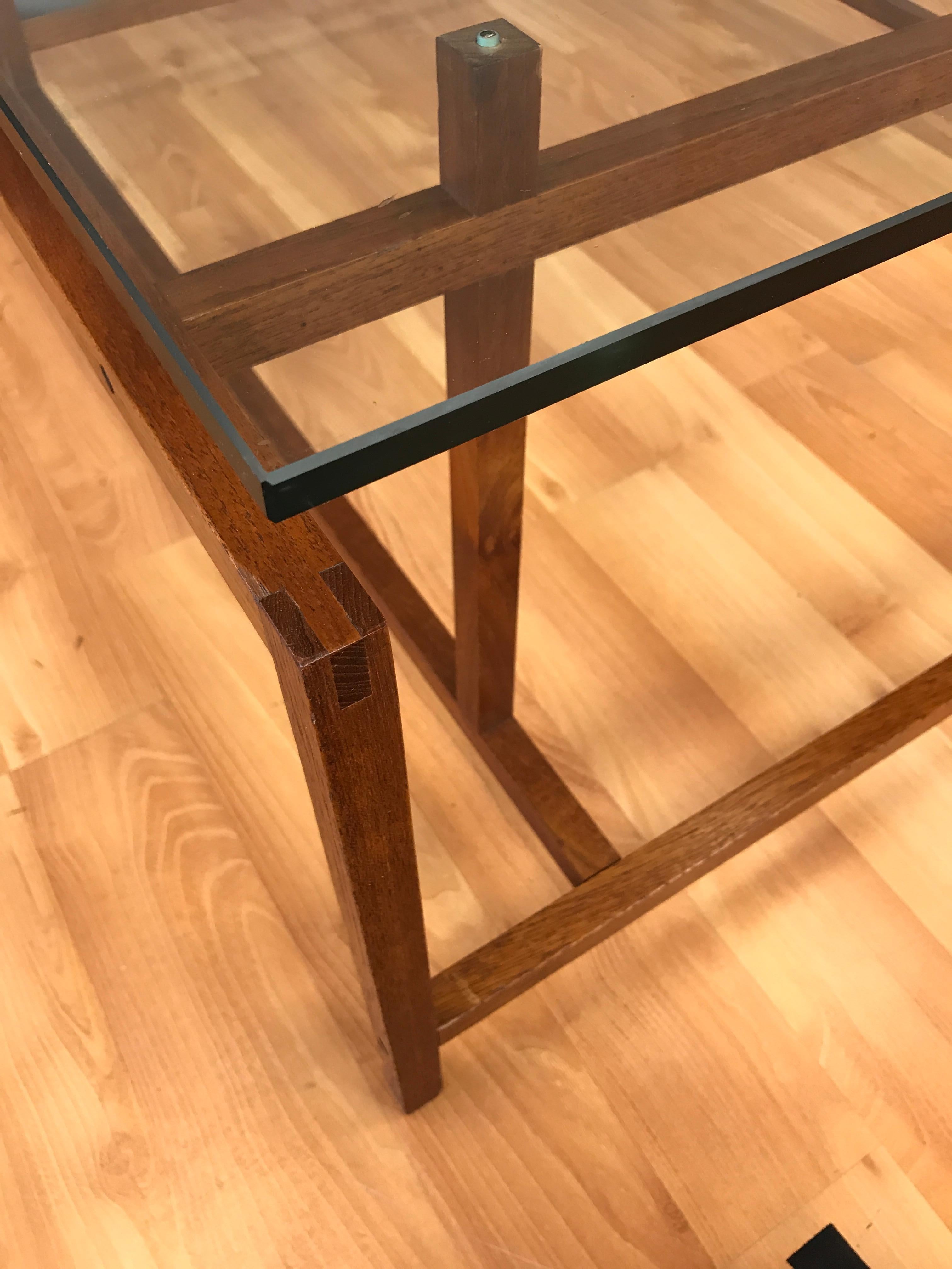 Large Henning Nørgaard for Komfort Teak and Glass Coffee Table, Denmark 2