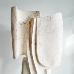 Large Henry Moretti Abstract Marble Sculpture French / American