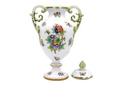 Large Herend Porcelain Decorative Vase / Urn
