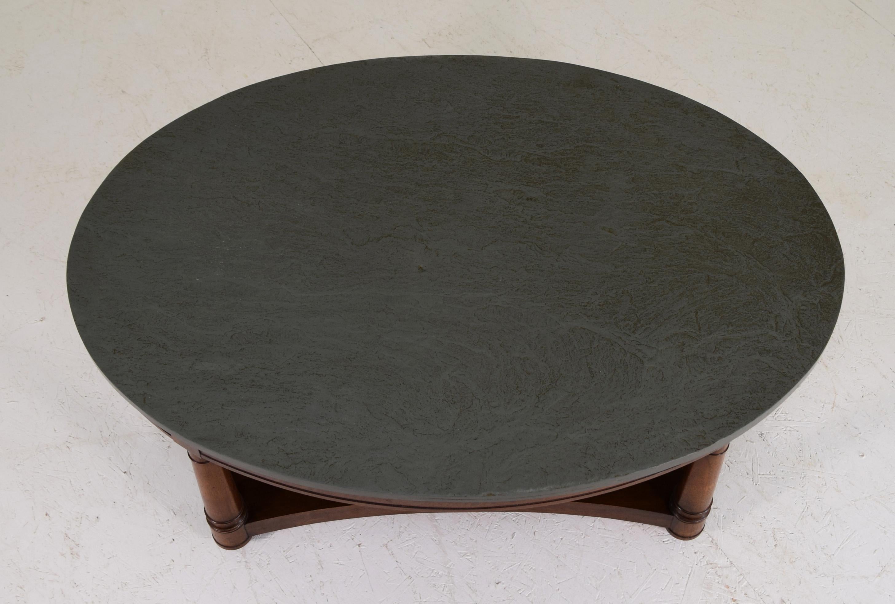Large Heritage Henredon Slate Coffee or Cocktail Table 3