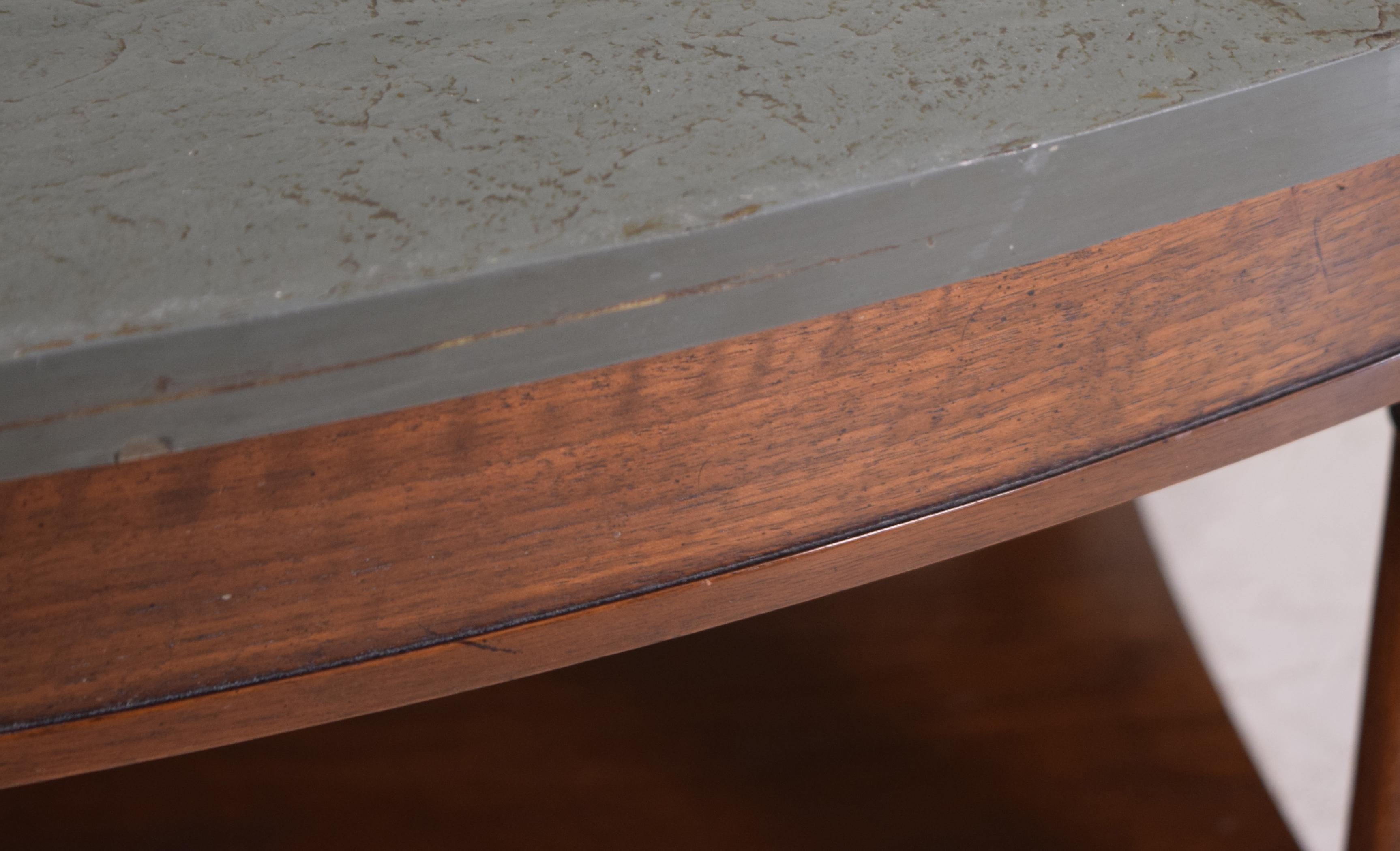 Large Heritage Henredon Slate Coffee or Cocktail Table 5