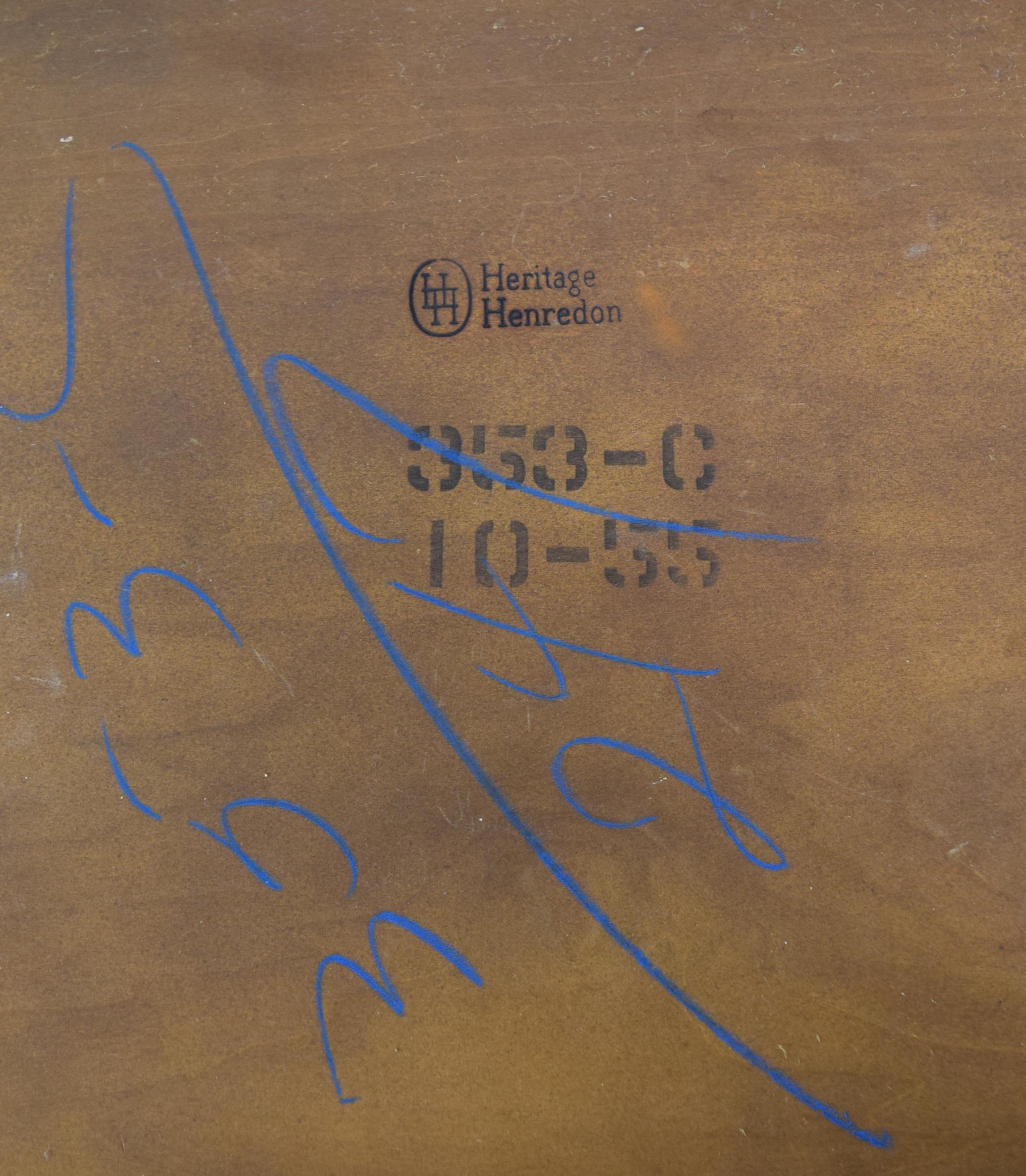 Large Heritage Henredon Slate Coffee or Cocktail Table 8