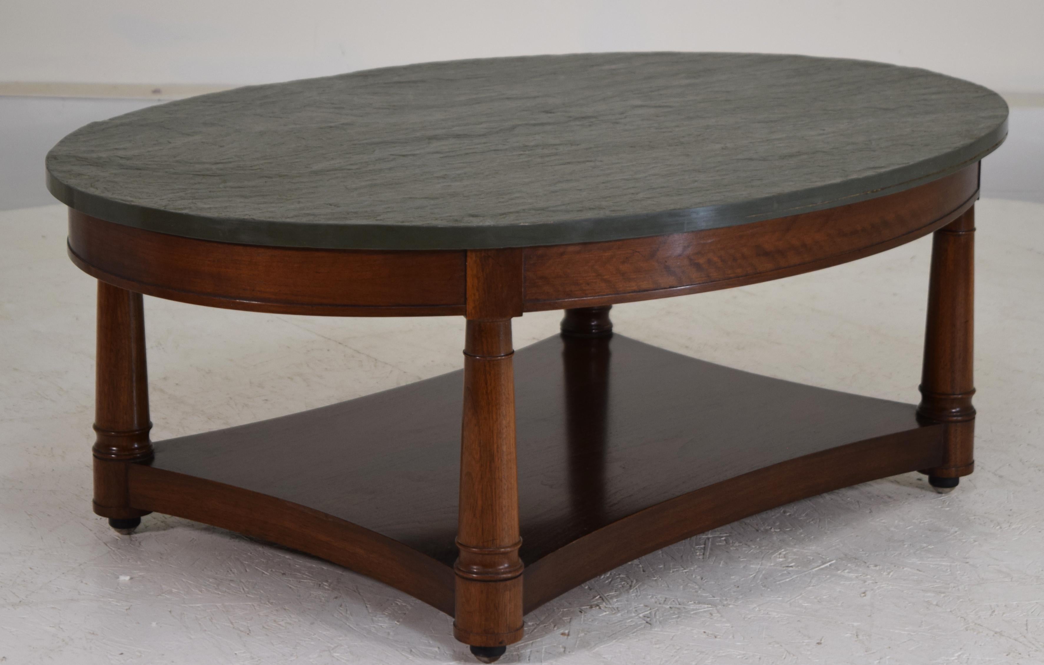 henredon round coffee table