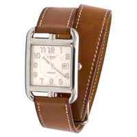 HERMES Gold Cape Cod Wrist watch at 1stdibs