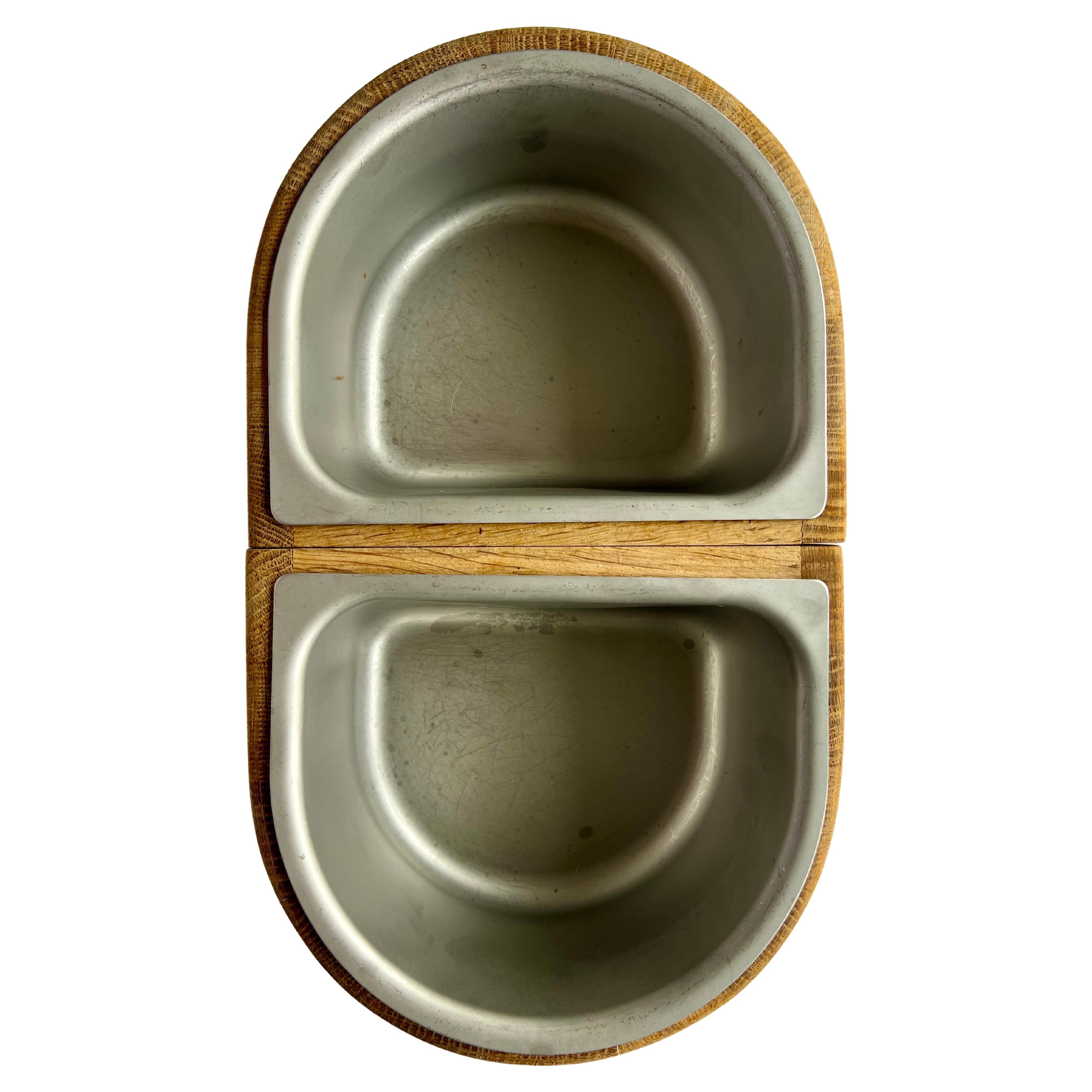 Large Hermès Feeding Bowl- Made of Oak