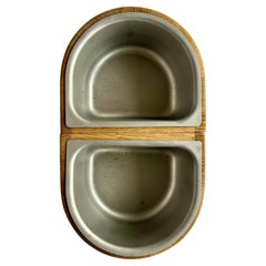 Großer Hermès Futternapf - aus Eiche