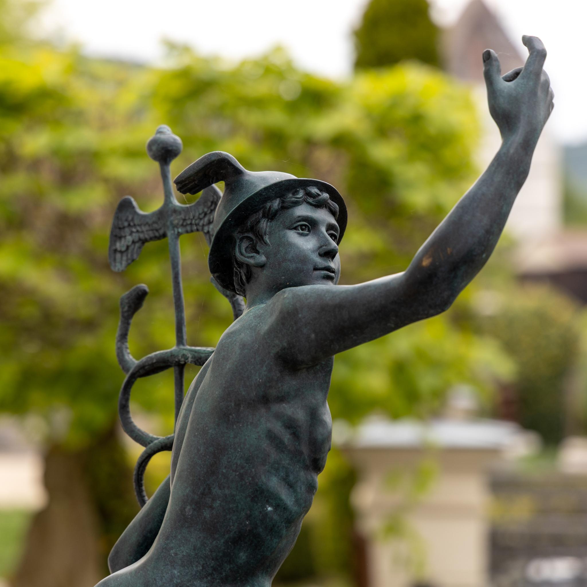 Gran escultura de Hermes según Giambologna, Siglo XX Europeo en venta
