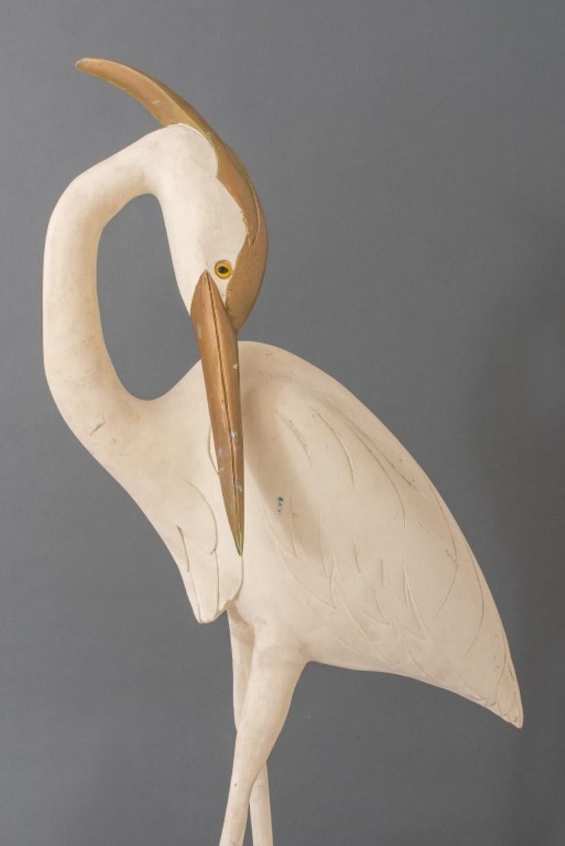 Large Heron Lawn Ornaments, Pair 6