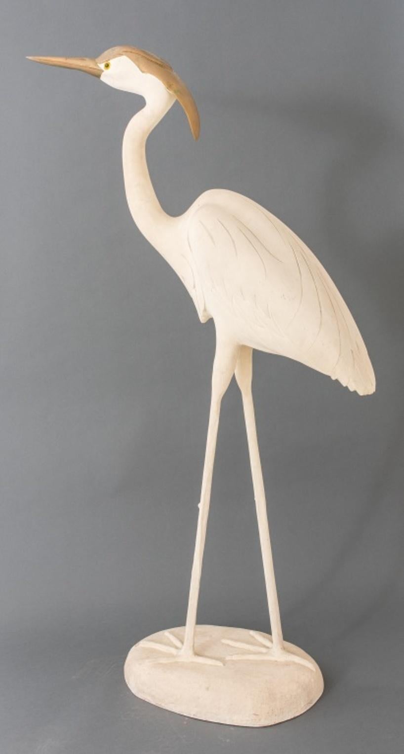 20th Century Large Heron Lawn Ornaments, Pair