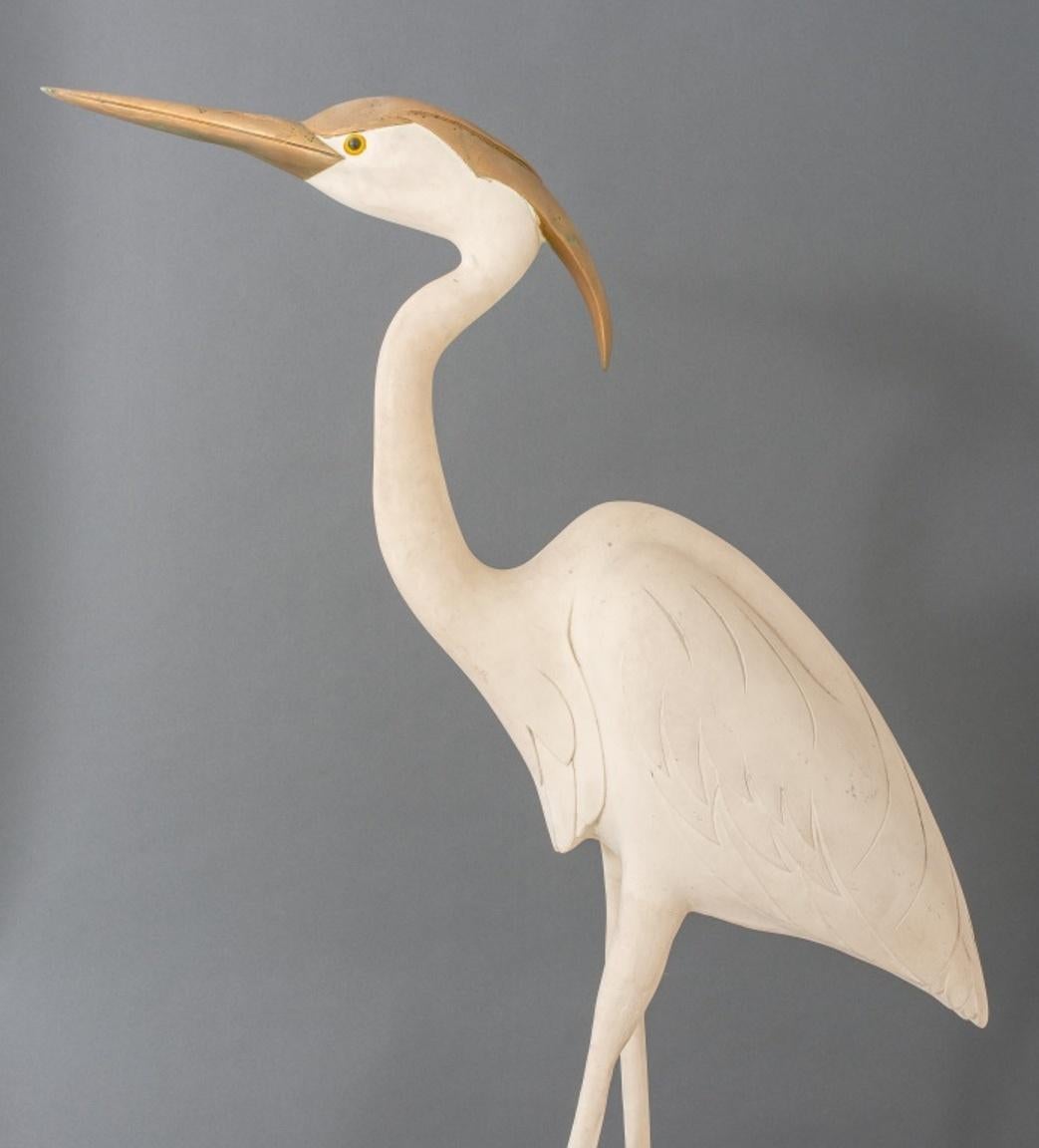 Large Heron Lawn Ornaments, Pair 1