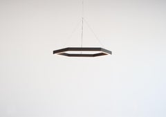 Large Hexagon Chandelier by Hollis & Morris