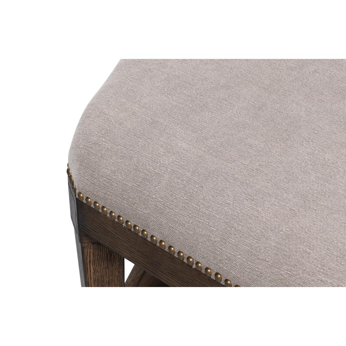 Large Hexagonal Ottoman For Sale 1