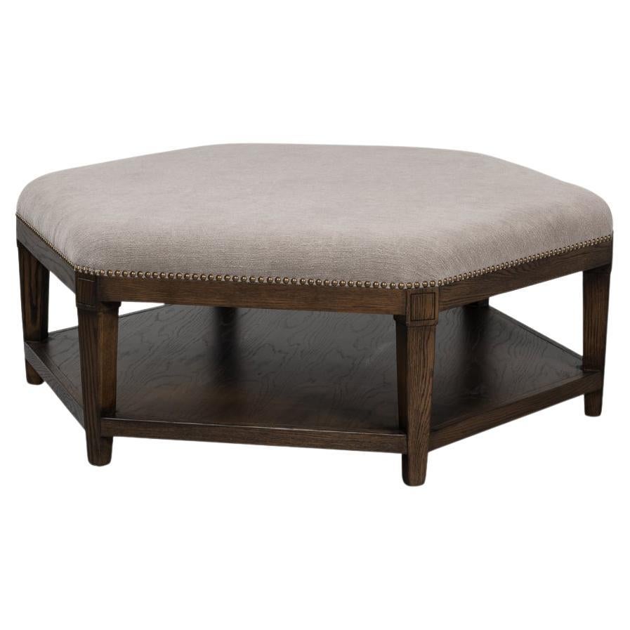 Large Hexagonal Ottoman