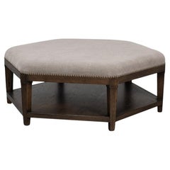 Large Hexagonal Ottoman