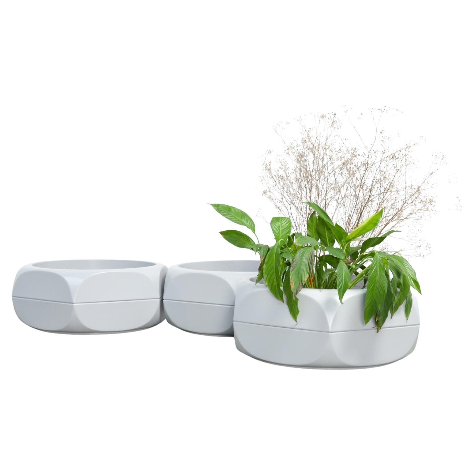 Large Hexagonal Planters 1970s For Sale