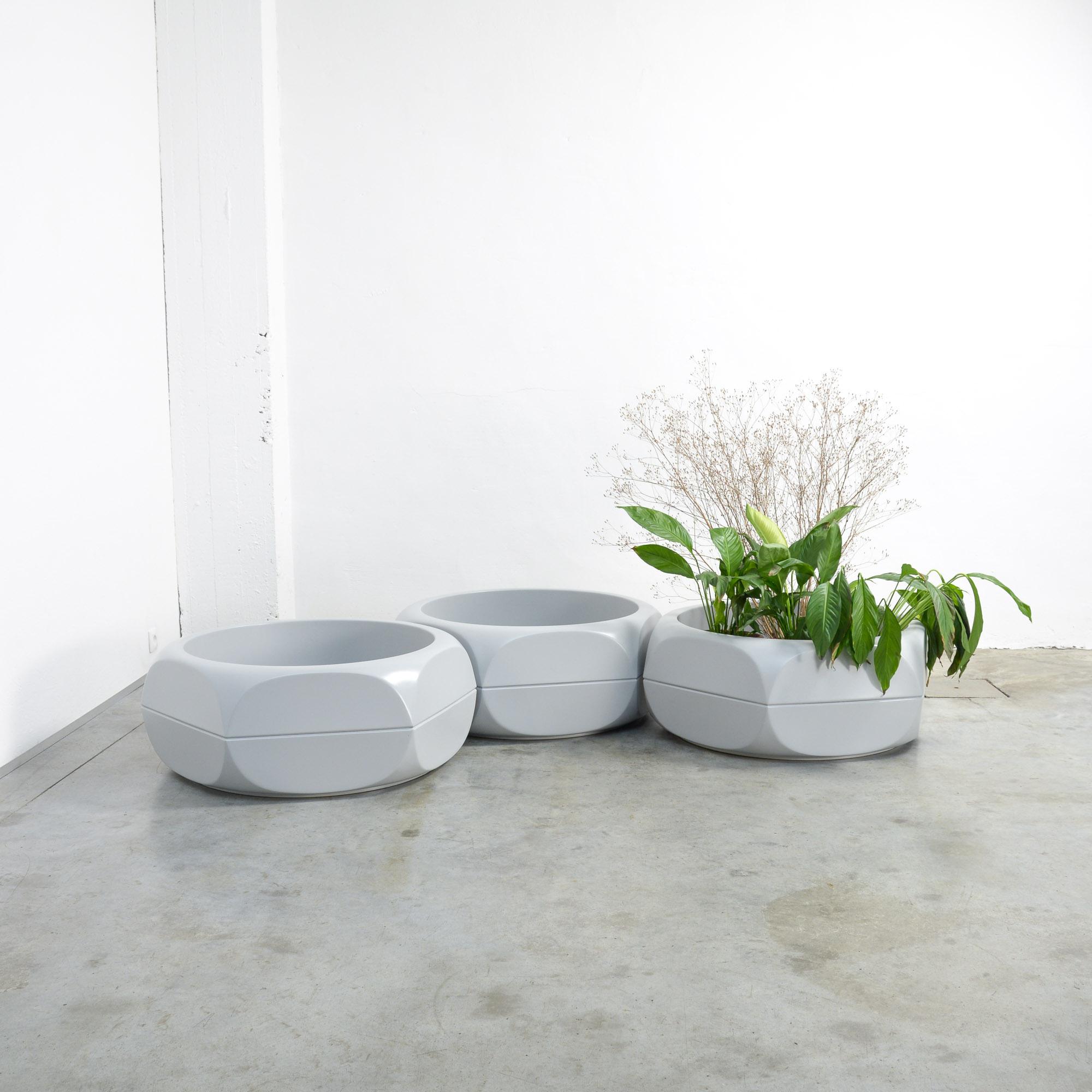 Large Hexagonal Planters of the 1970s 2
