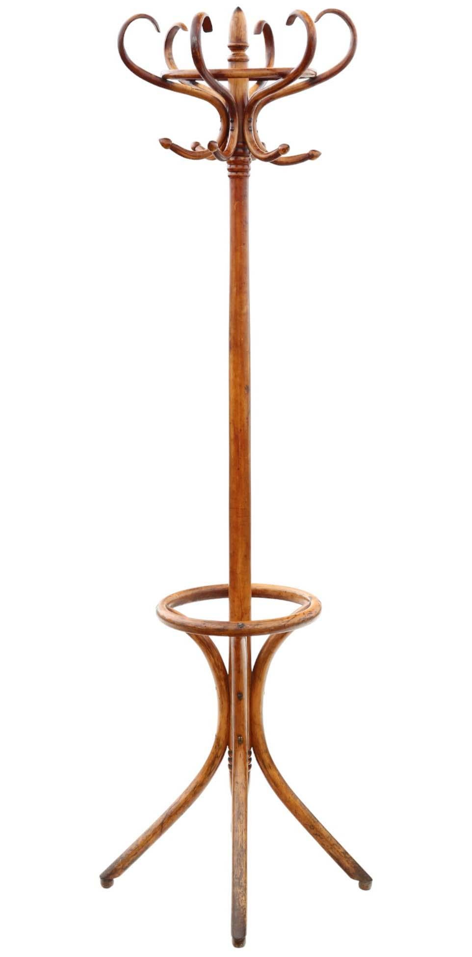 Victorian Large High-Quality Antique Bentwood Hall Coat/Hat Stand - Circa 1900