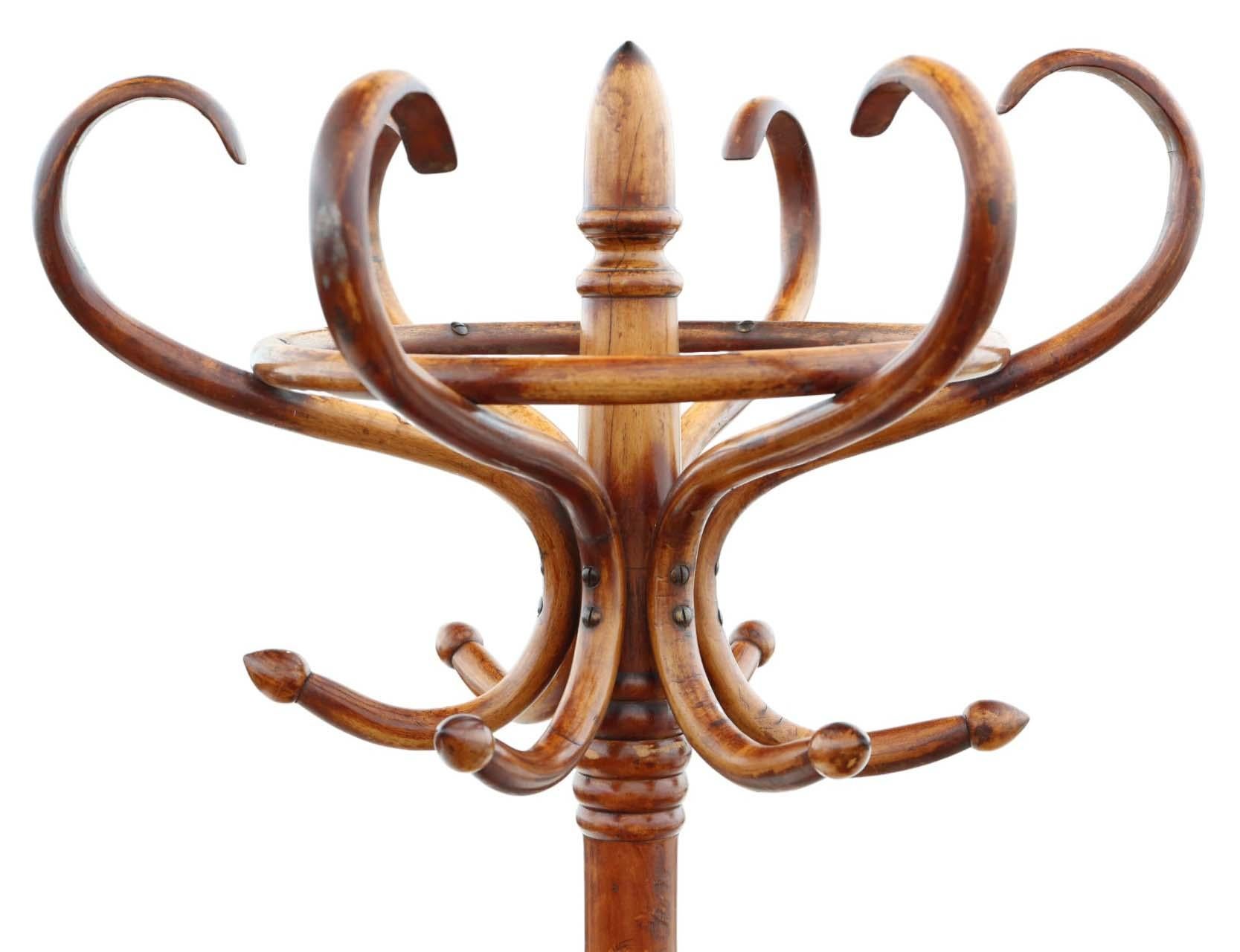 20th Century Large High-Quality Antique Bentwood Hall Coat/Hat Stand - Circa 1900