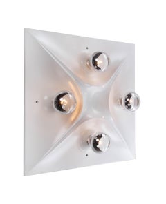 Large Hillebrand Space Age Wall or Ceiling Panel, 1970s