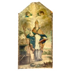 Gran cuadro histórico del siglo XVIII de San Eligio de 1790