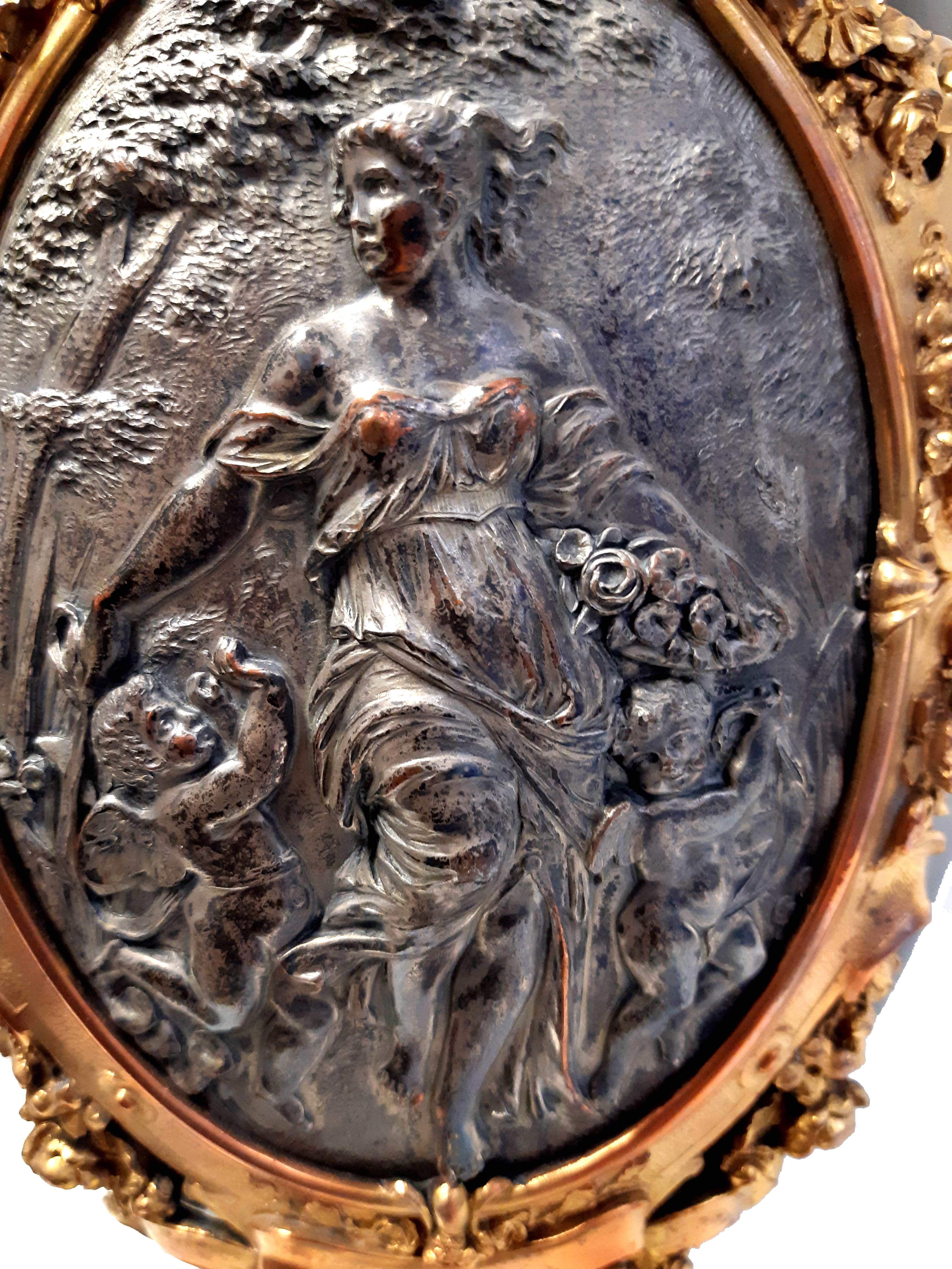Große Historismus-Prunkvase aus Kupfer und Bronze im Angebot 4