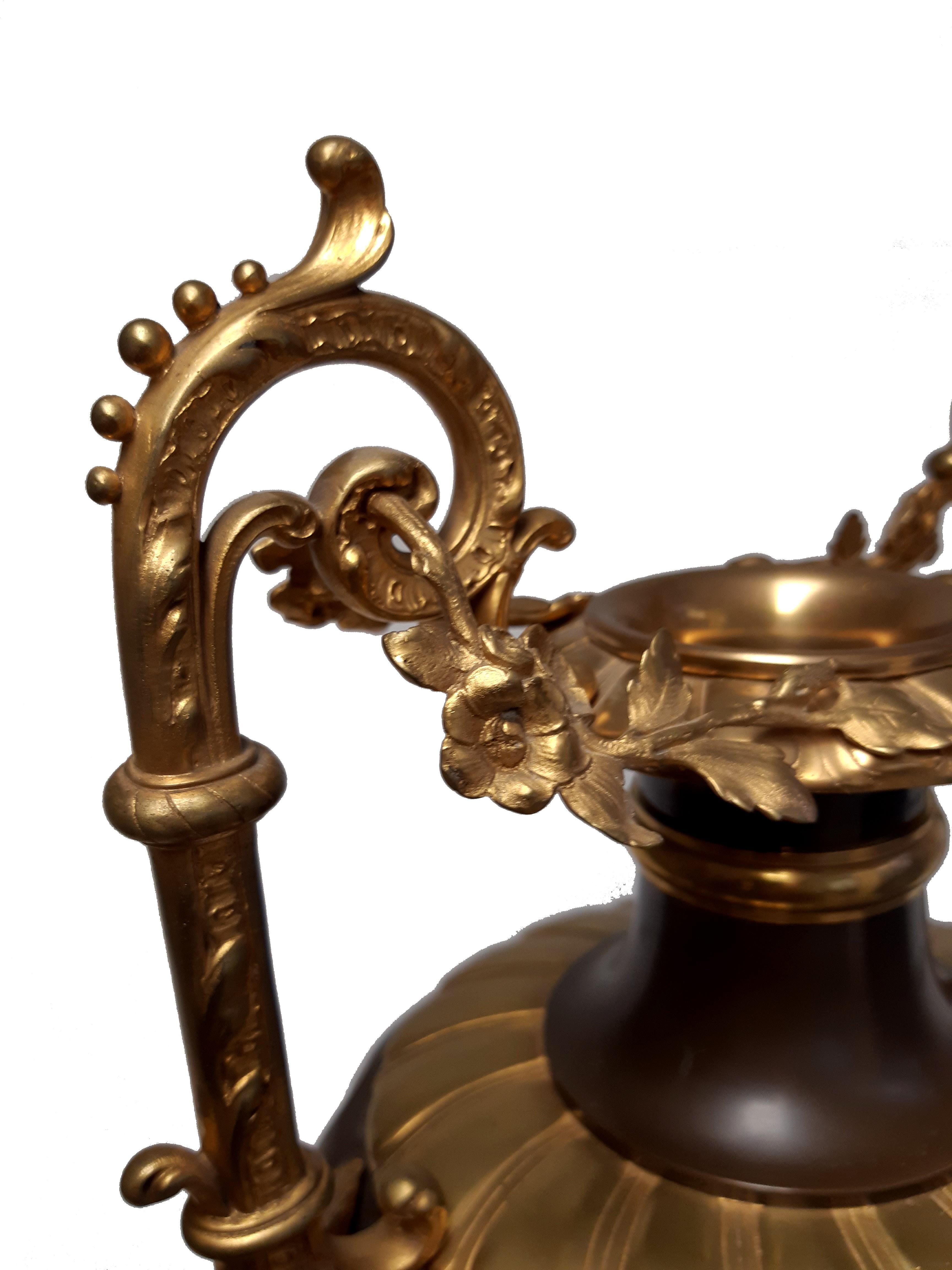Große Historismus-Prunkvase aus Kupfer und Bronze in vendita 2