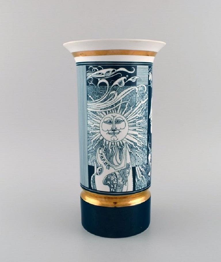 hollohaza porcelain vase