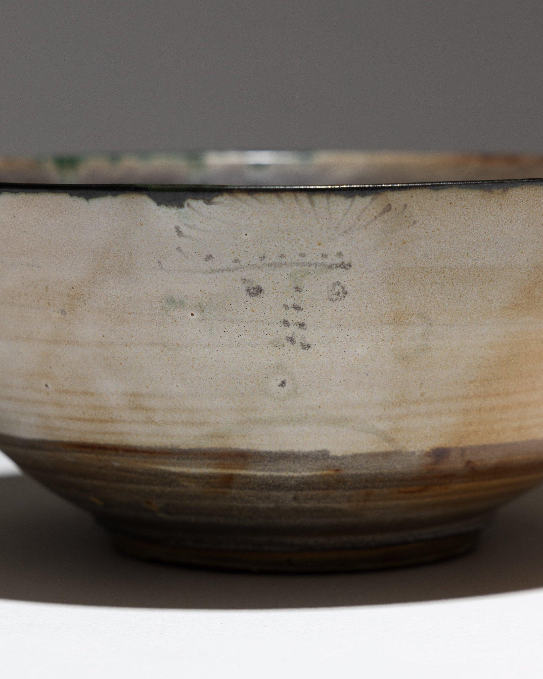 Gran cuenco hueco de loza, Gilbert Portanier, años 60 en venta 6