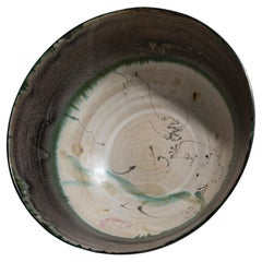 Gran cuenco hueco de loza, Gilbert Portanier, años 60