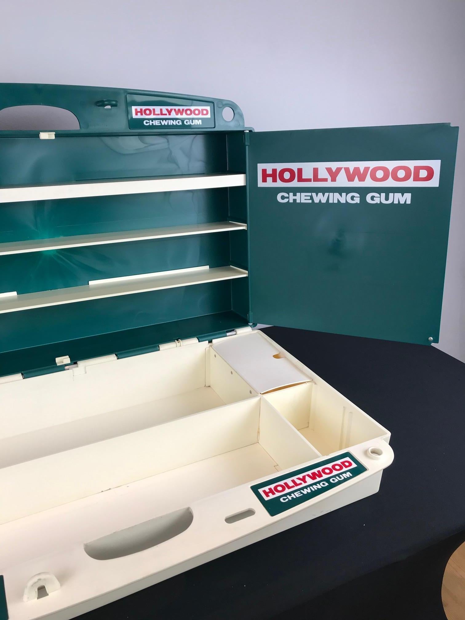 Large Hollywood Chewing Gum Advertising Display Suitcase For Sale 2