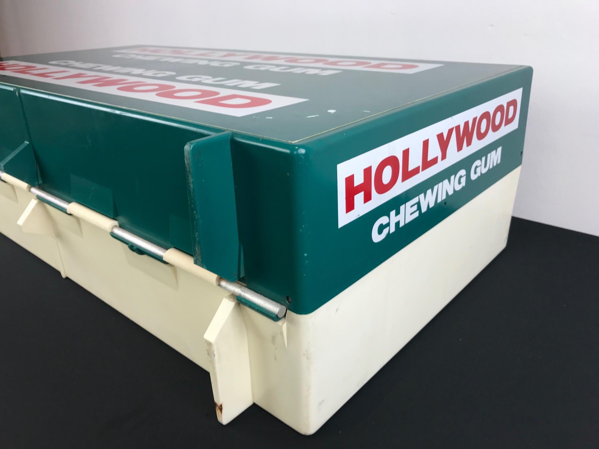 Large Hollywood Chewing Gum Advertising Display Suitcase For Sale 7