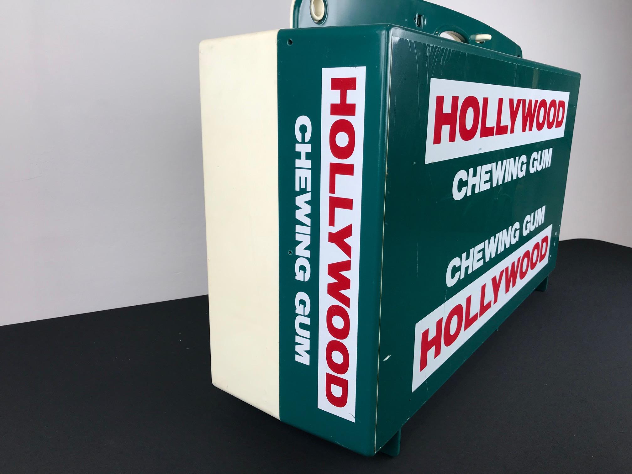 Large Hollywood Chewing Gum Advertising Display Suitcase For Sale 8