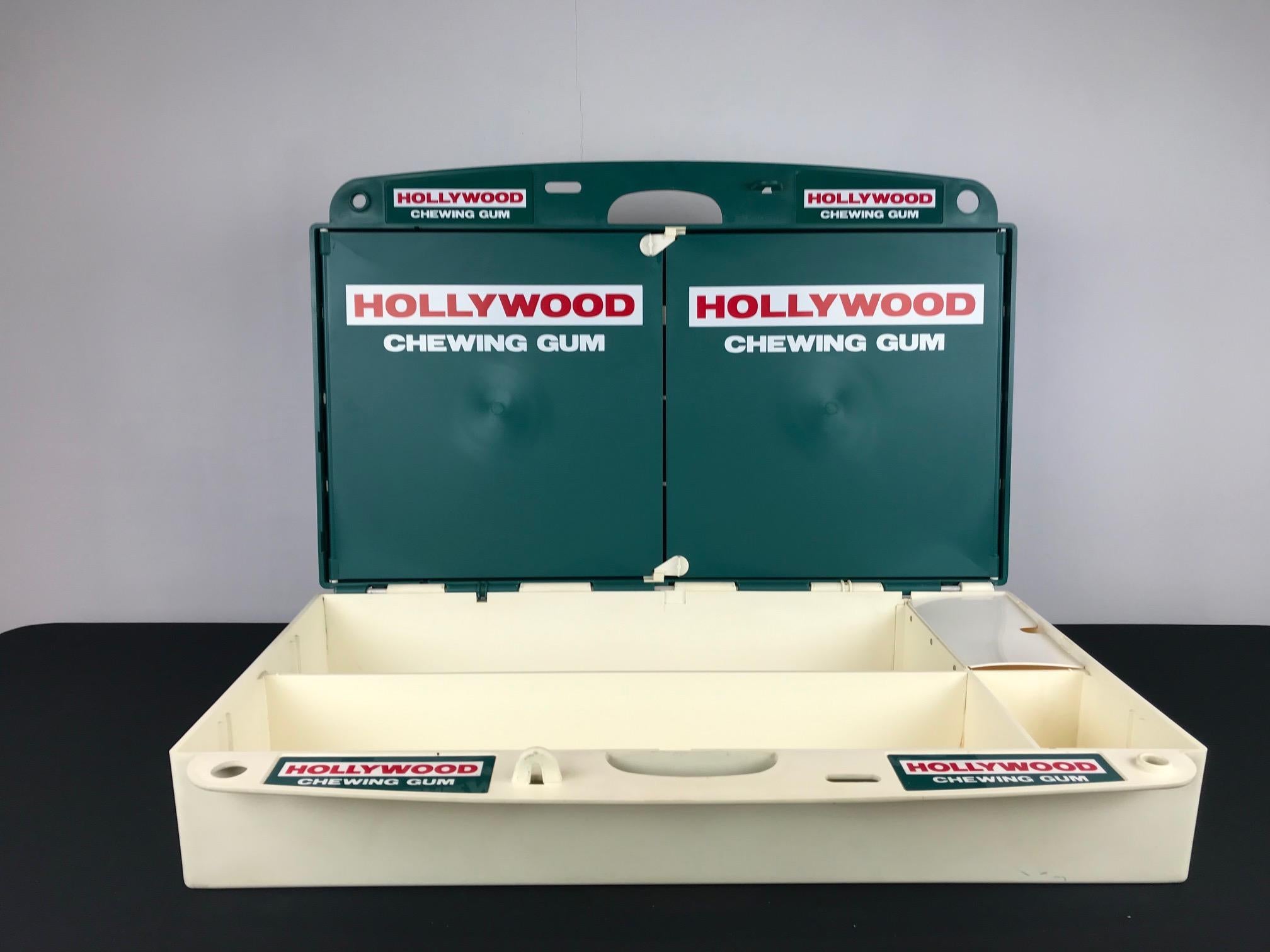 20th Century Large Hollywood Chewing Gum Advertising Display Suitcase For Sale