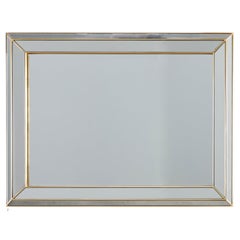 Large Hollywood Regency Deknudt Mirror in Gilt Frame, Belgium, 20th century