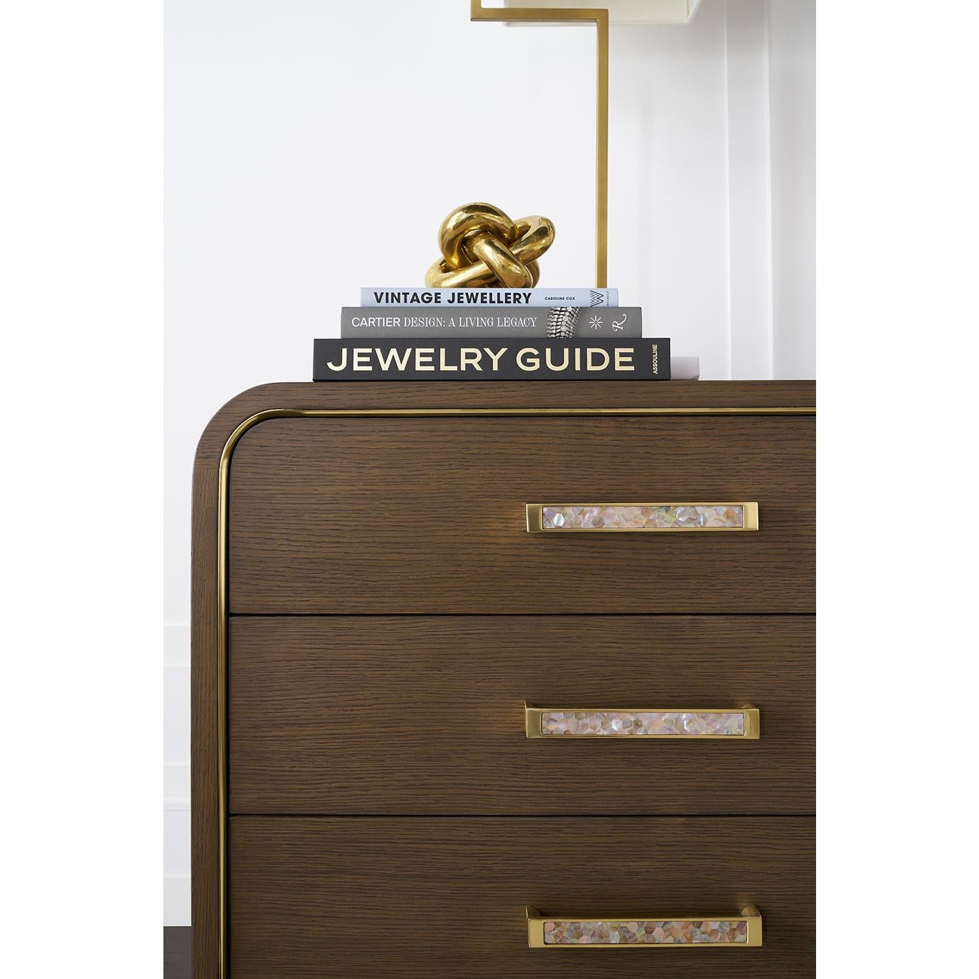 Contemporary Large Hollywood Regency Dresser For Sale