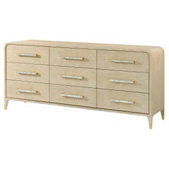 Large Hollywood Regency Dresser - Light Finish