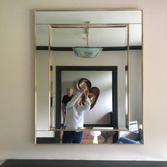 Large Hollywood Regency Style Mirror designed by LaBarge