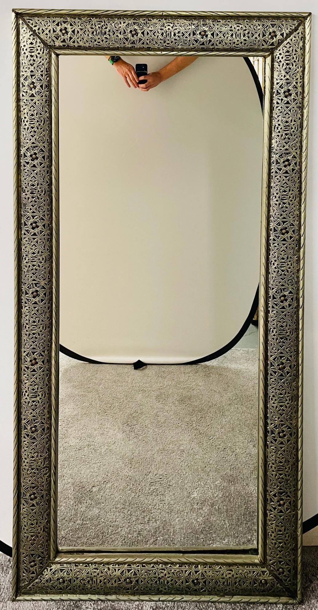 filigree floor mirror 36x72