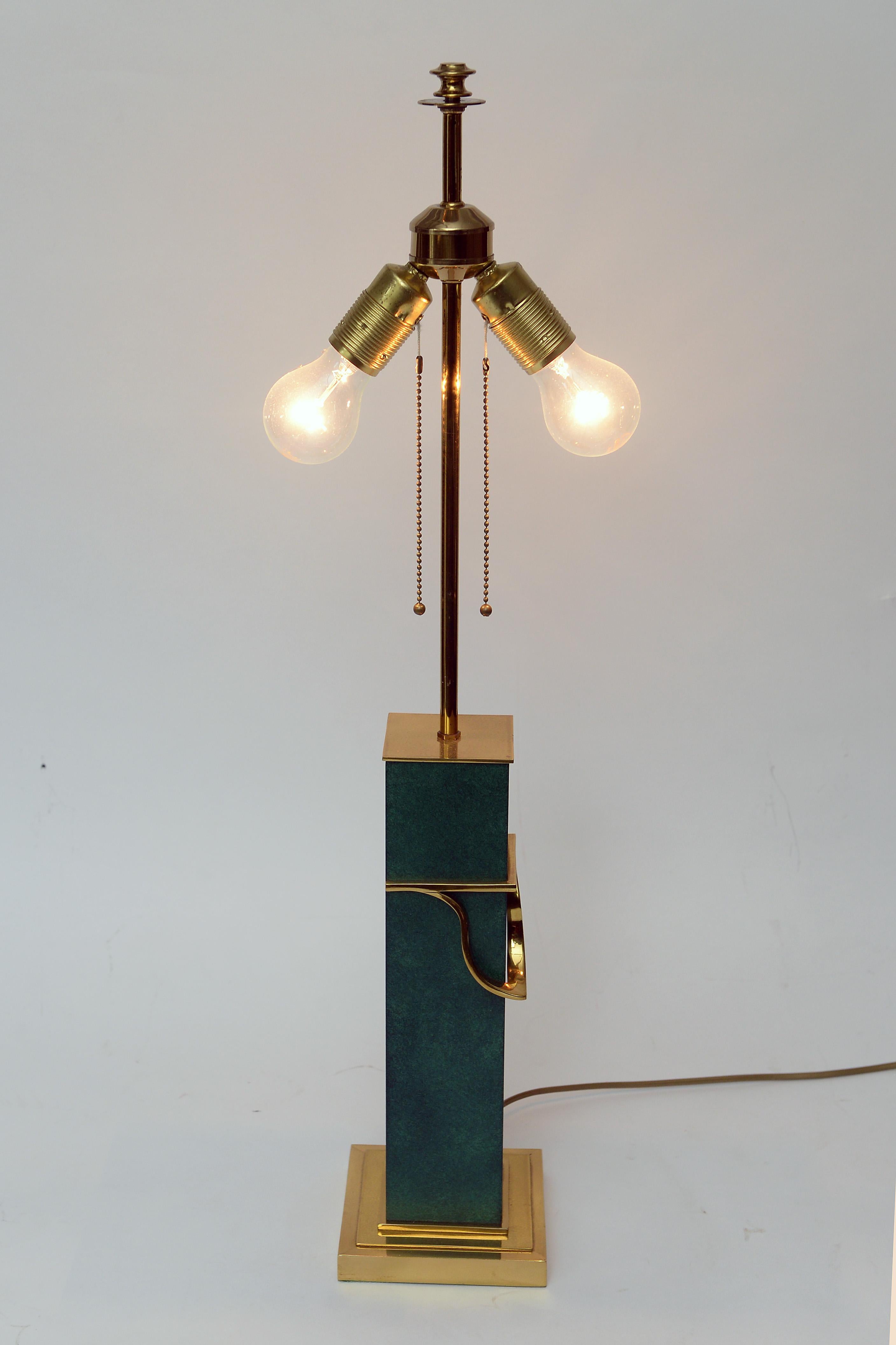 Late 20th Century Large Hollywood Regency Table Lamp, 1970s
