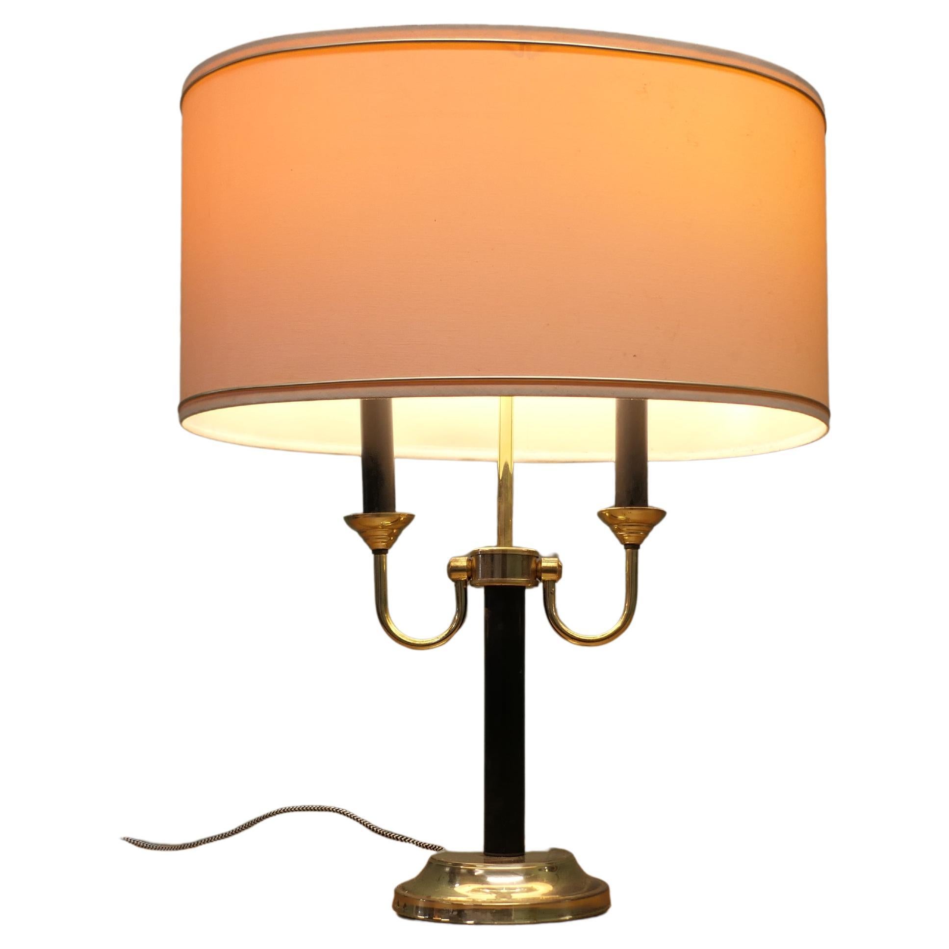 Large Hollywood Regency Twin Table Lamp This is a grand looking piece For Sale